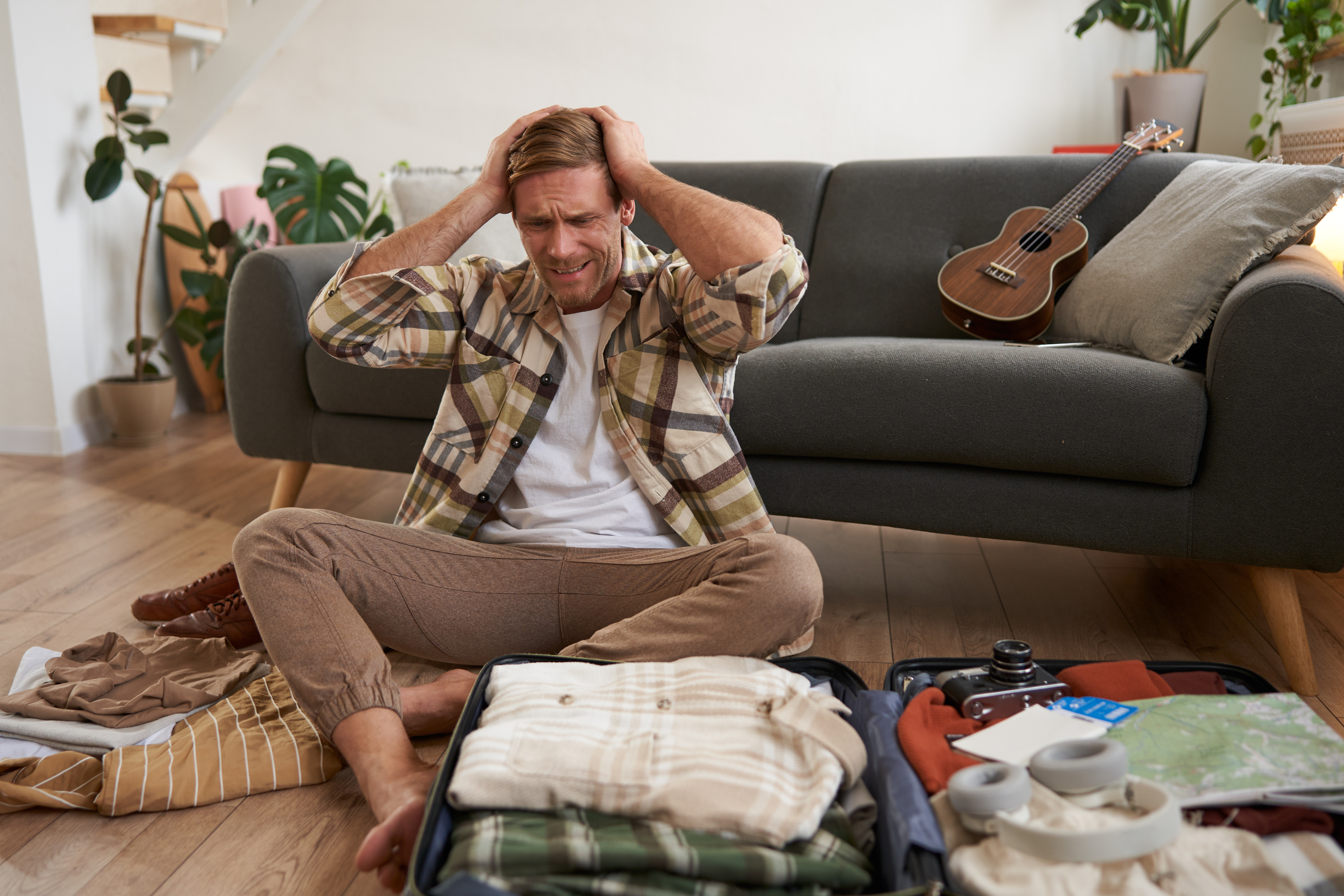 Frustrated guest